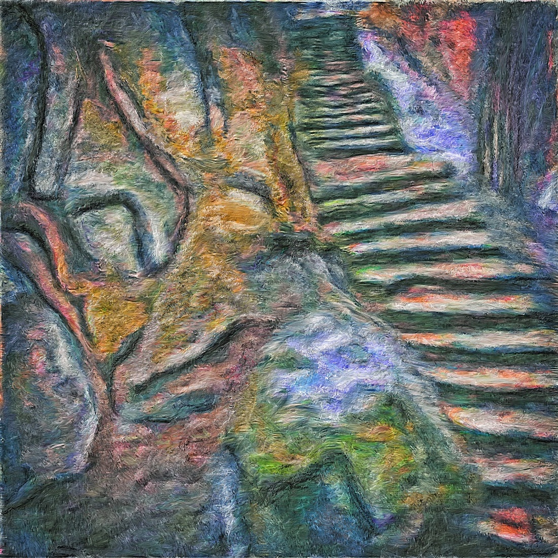 № 09-0103 (Кисловодские ступеньки на закате) / 2012