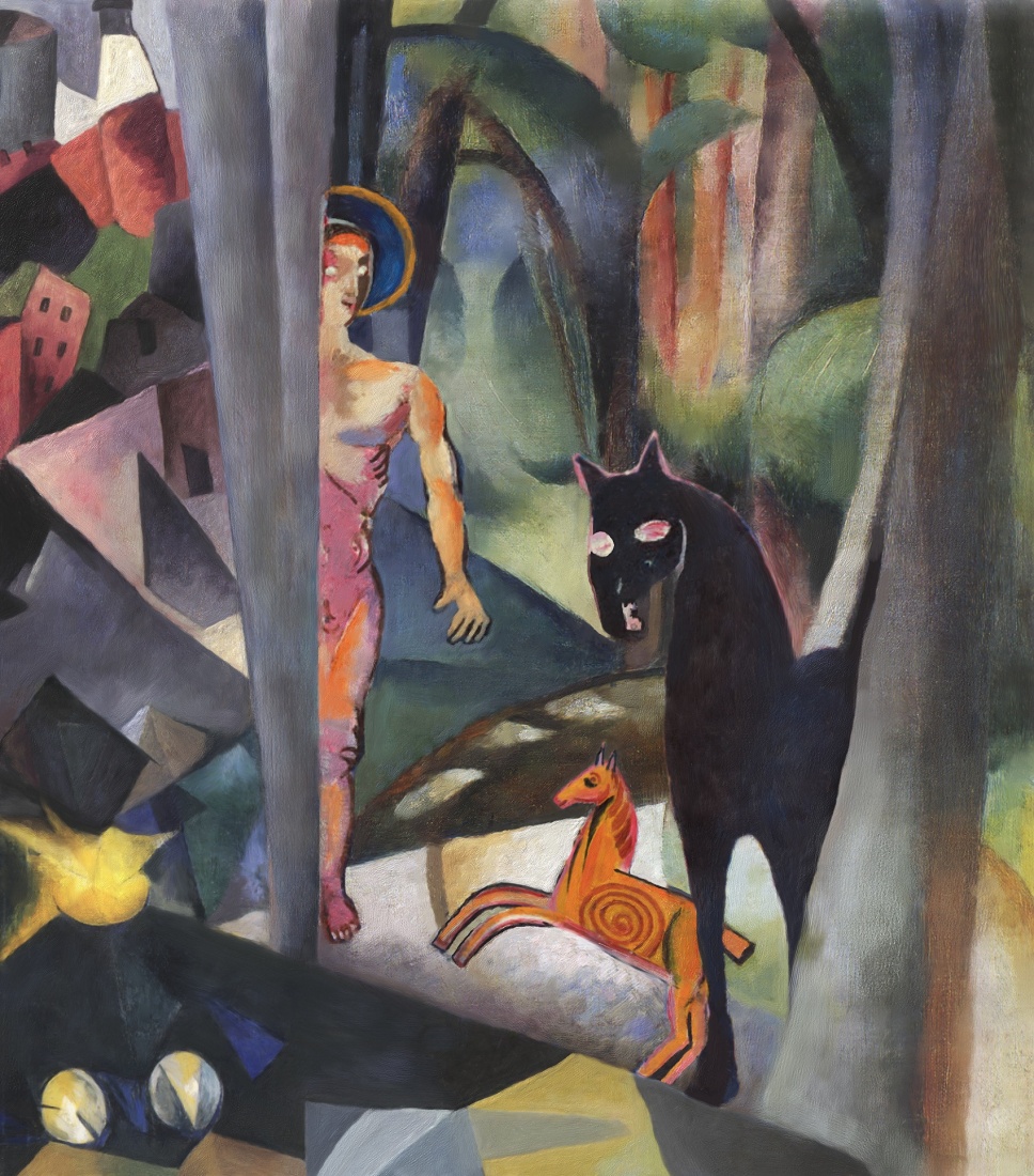 По мотивам картин Александра Богомазова и Давида Бурлюка / 2015