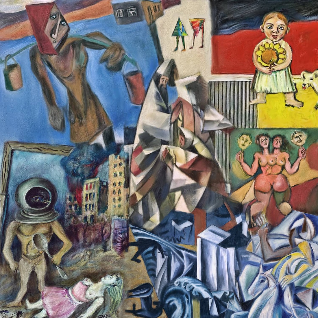 По мотивам картин Давида Бурлюка / 2016