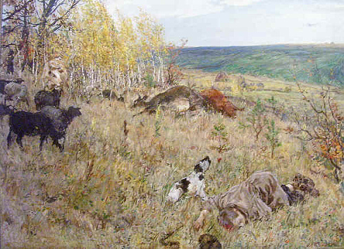 "Фашист пролетел", Пластов.